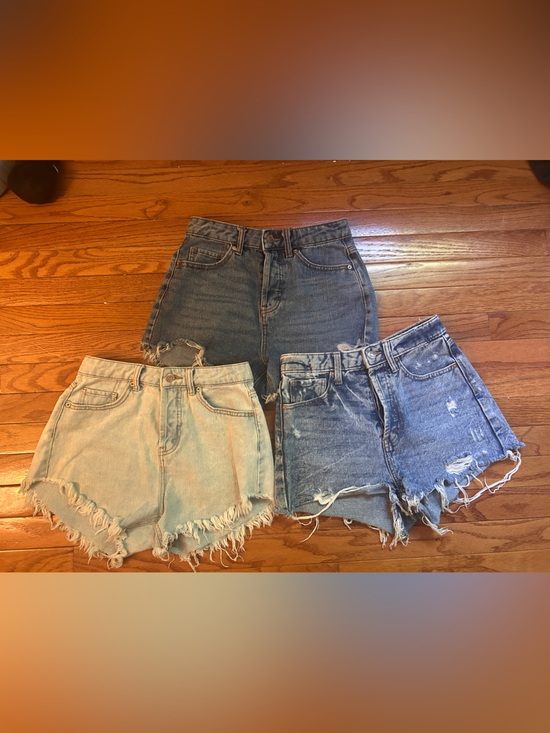 wild fable Pants - Set of 3 Wild Fable Denim Shorts - Light & Medium Blue